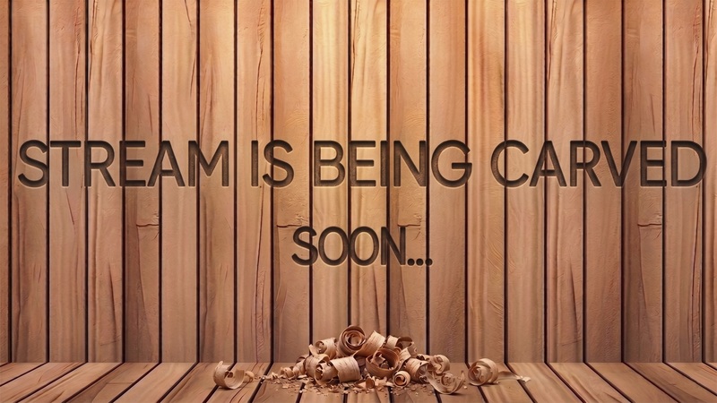 The Woodsman Stream Carving Soon Graphic