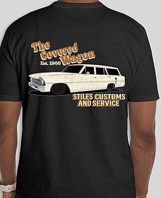 The Covered Wagon Stiles Custom And Service Softstyle T-shirt
