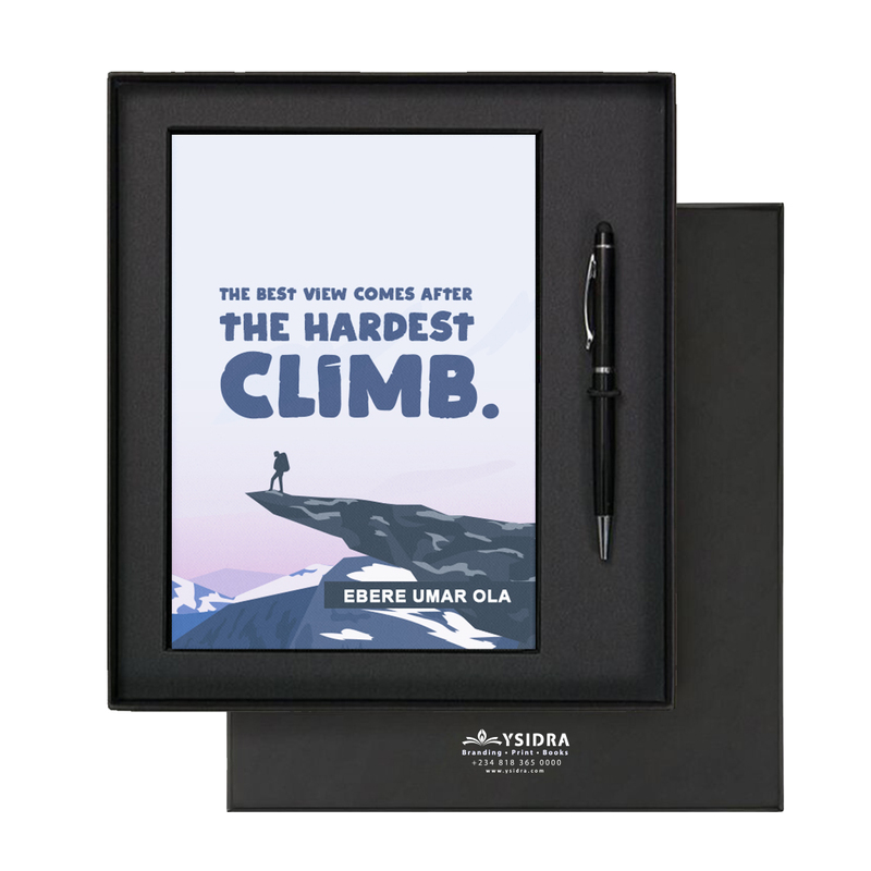 The Hardest Climb | Premium Motivational Notebook