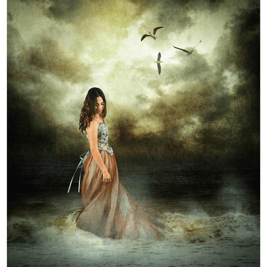 The sea holds one in its net of wonder by Michelle