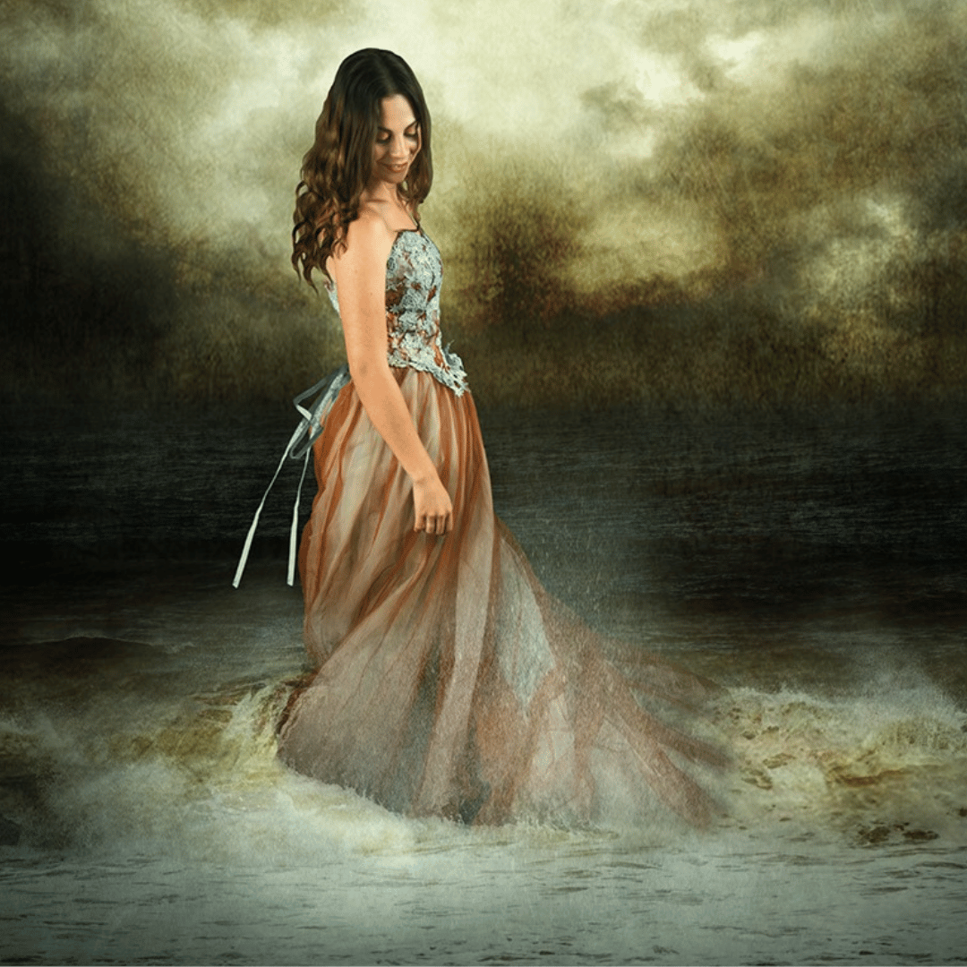 The sea holds one in its net of wonder by Michelle