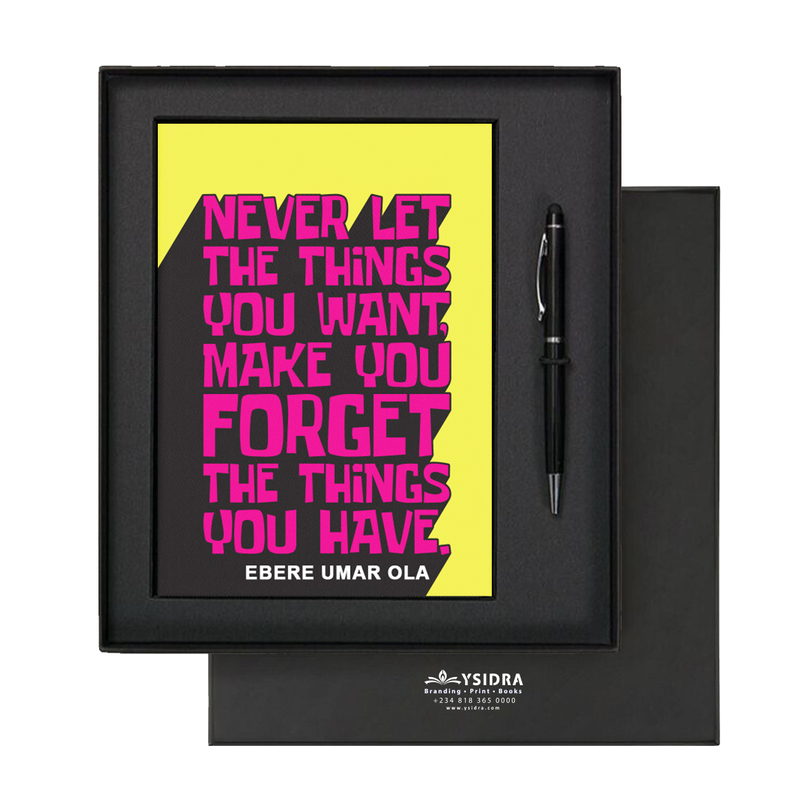 The Things You Have | Premium Motivational Notebook