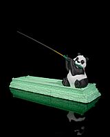 The Panda Flutist Incense Holder