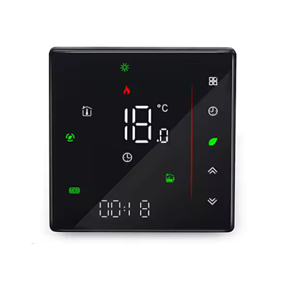 Wi-Fi Thermostat Fancoil - Black