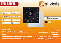 Zigbee Thermostat Fancoil - Black