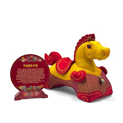 Thiên Mã, Phiên Bản Vip - Thủ Công Nhồi Bông, Vải Truyền Thống