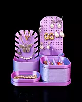 Thread Treasure -3D Printed Jewelry and Makeup Organizer