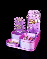 Thread Treasure -3D Printed Jewelry and Makeup Organizer