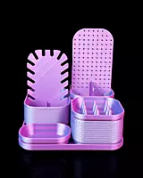 Thread Treasure -3D Printed Jewelry and Makeup Organizer
