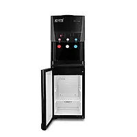 The sleek, Atlantis Blaque Water Dispenser With 18 Liter Cooling Cabinet in a modern office. The sleek, Atlantis Blaque Water Dispenser With 18 Liter Cooling Cabinet in a modern office.