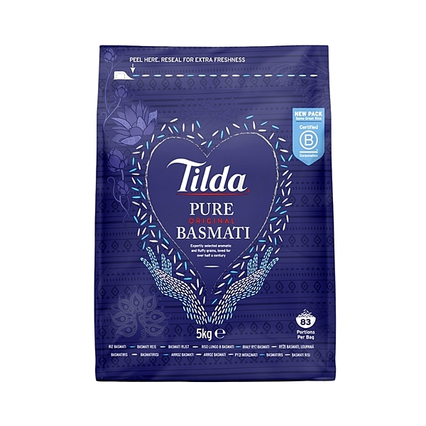 32145     Tilda  Pure Basmati Rice (Blue Bag) 5kg