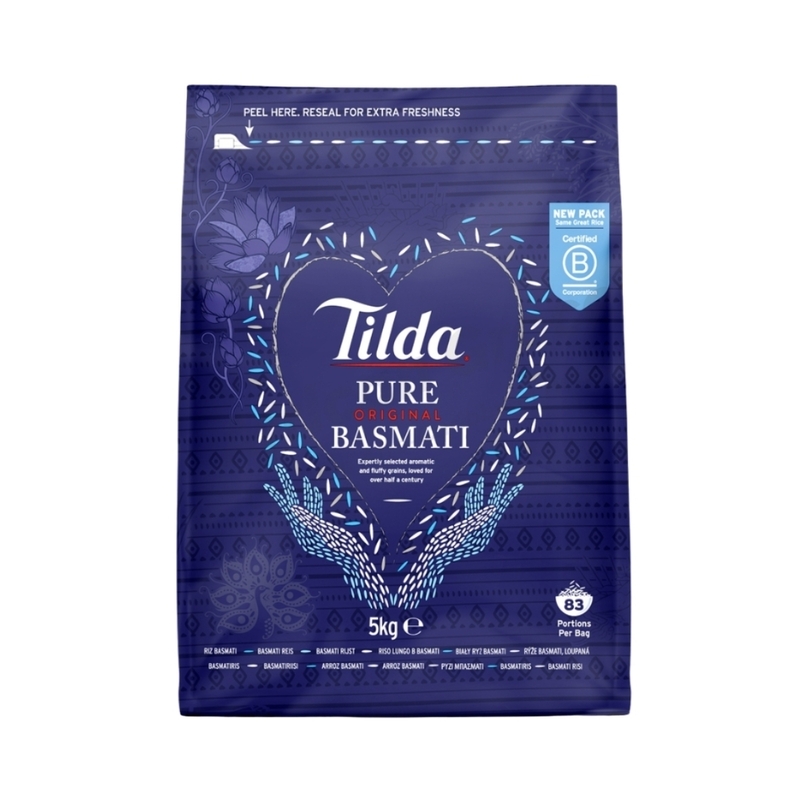 32145     Tilda  Pure Basmati Rice (Blue Bag) 5kg