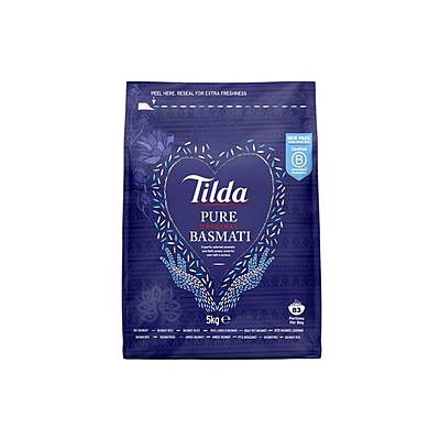 32145 Tilda Pure Basmati Rice (Blue Bag) 5kg