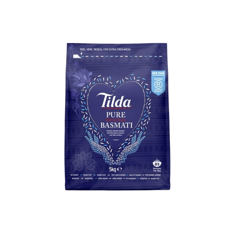 32145 Tilda Pure Basmati Rice (Blue Bag) 5kg