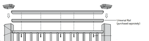 TimberTech Drink Rail (Universal Bottom Rails) TimberTech Drink Rail (Universal Bottom Rails)