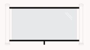 TimberTech Impression Rail Express 6' Glass Panel Kit