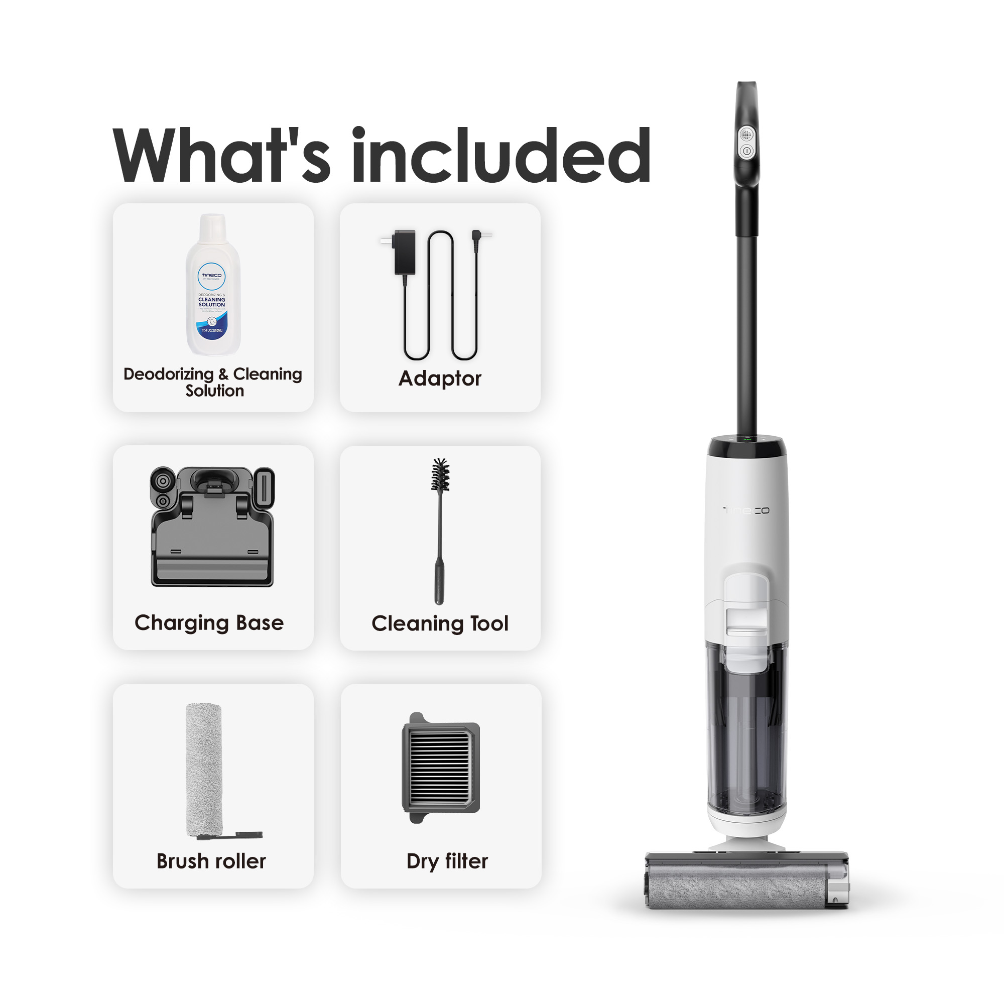 iFLOOR 5 SERIES Cordless Wet & Dry Floor Washer Vacuum Cleaner 6,000Pa Suction Power - Unboxed deal