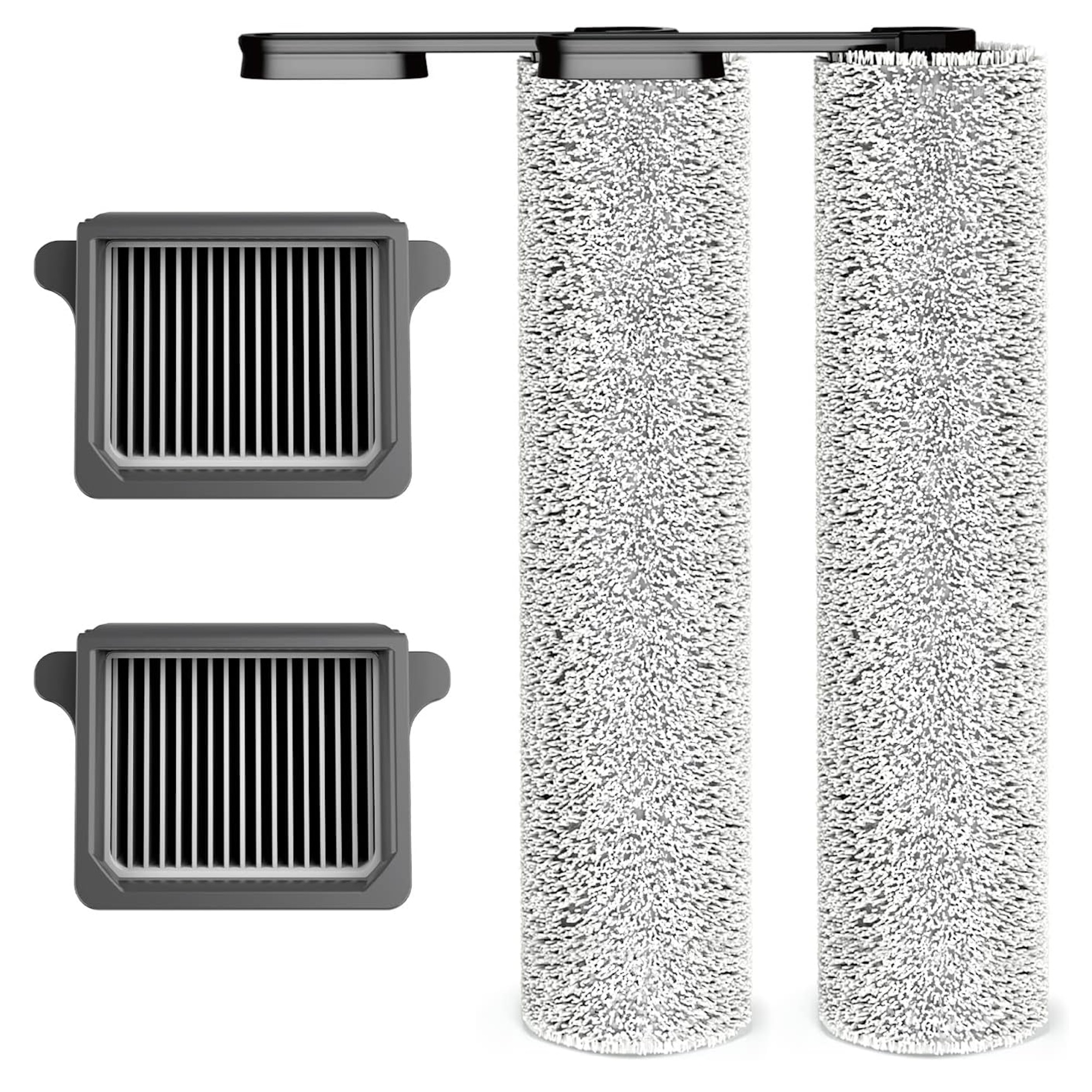 Tineco FLOOR ONE S7 PRO 2x Replacement HEPA Filter Assembly, 2x Brush Roller