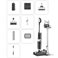 Tineco Floor One Switch S6 Stretch - 65min, Smart 180° Lay Flat Wet Dry Cordless Vacuum Floor Washer & Mop Stick