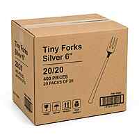 Tiny Forks Silver 6" 20/20