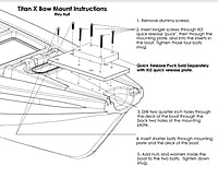 Native Watercraft Titan X Bow Motor Mount Native Watercraft Titan X Bow Motor Mount