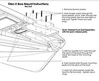 Native Watercraft Hammer Bow Motor Plate