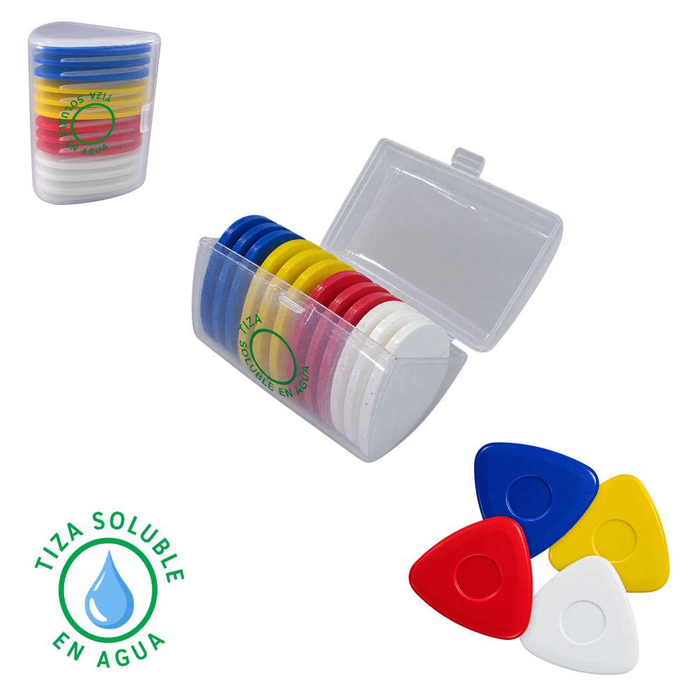 Tiza Modisteria Caja Plastica Multicolor Paquete x 12 Unidades Tiza Modisteria Caja Plastica Multicolor Paquete x 12 Unidades