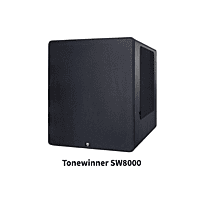 Tonewinner D8000 dual 15 inch 1500W DSP powered subwoofer
