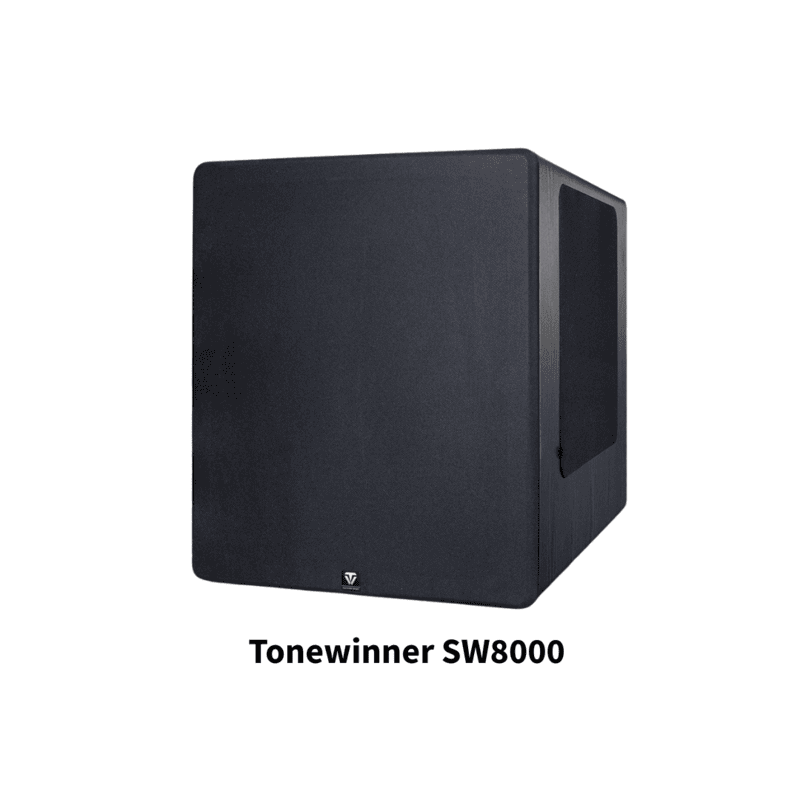 Tonewinner D8000 dual 15 inch 1500W DSP powered subwoofer