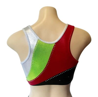 HOT PINK SWIRL CROP TOP