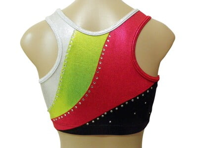 HOT PINK SWIRL CROP TOP