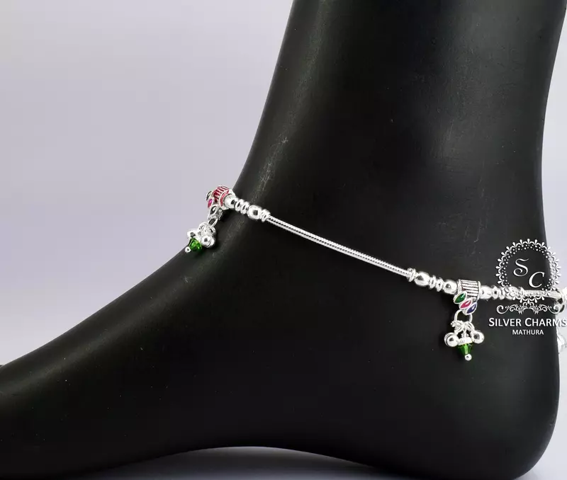 Top-rated silver payal online store