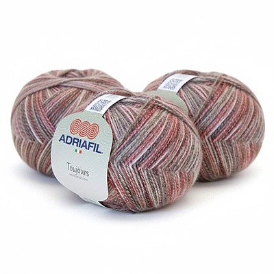 Lotto 3 Gomitoli Adriafil Toujour