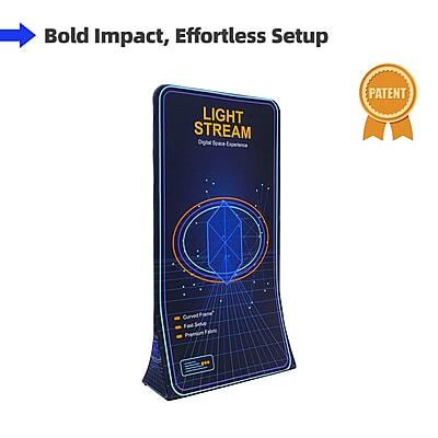 Custom Tower Fabric Banner Stand