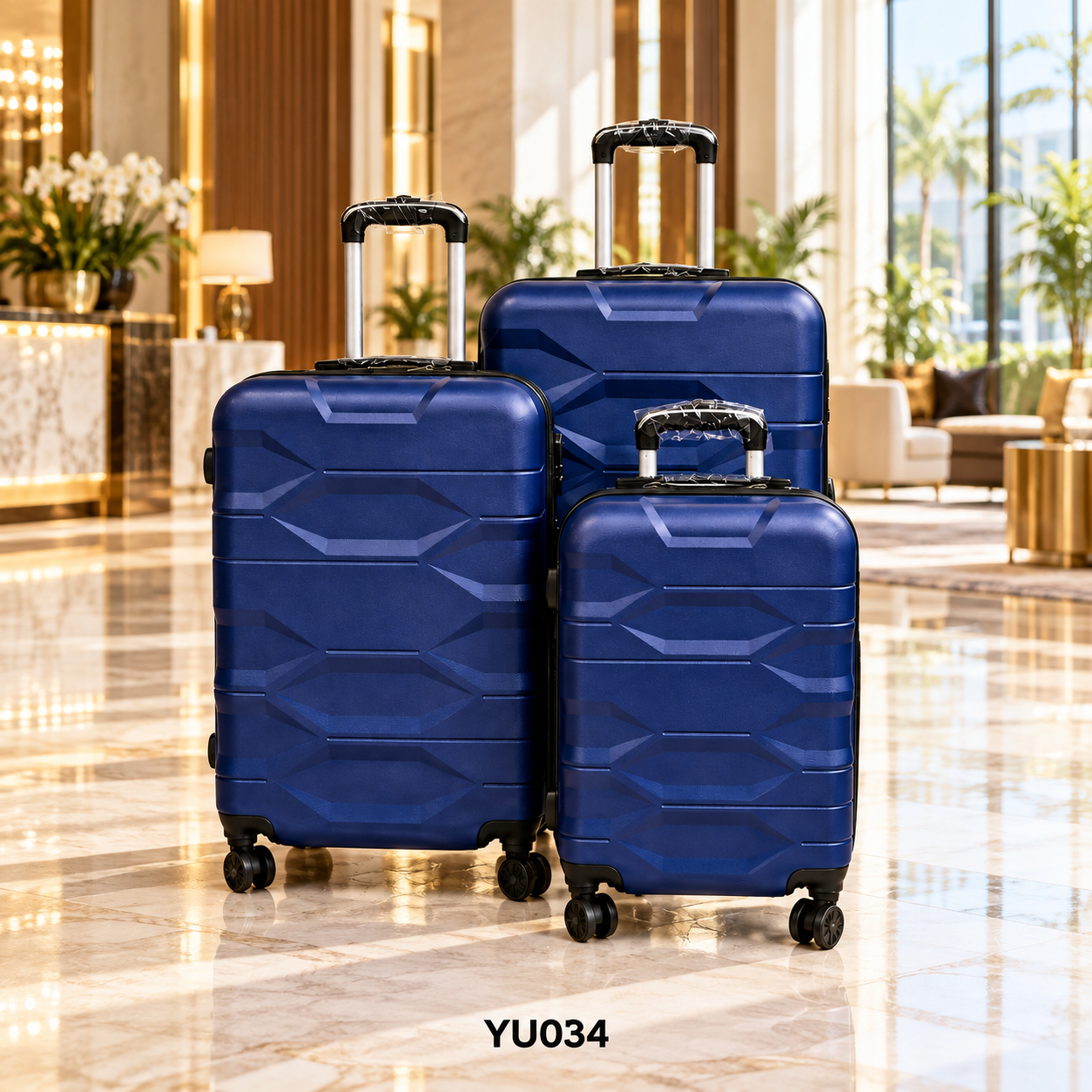 MALETA DE VIAJE 3PC SET 20/ 24/ 28P - YU034