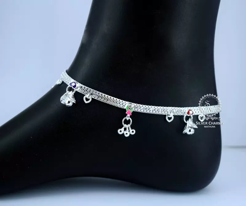 Traditional silver payal wholesale