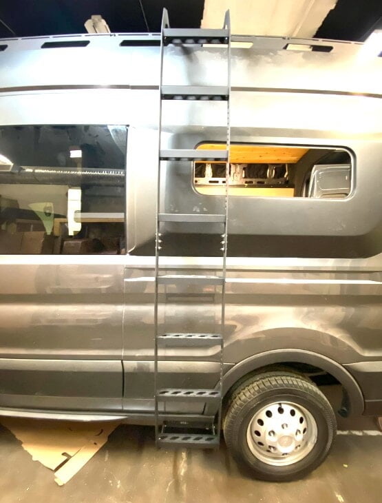 Ford Transit High-Roof Side Ladder