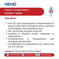 Travel Companion (Hourly / Daily) Service
