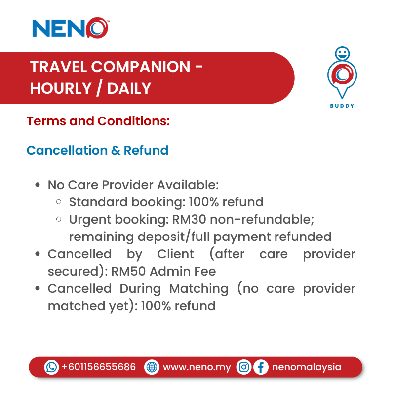 Travel Companion (Hourly / Daily) Service