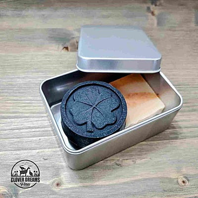 Draining Aluminum Bar Soap Travel Tin