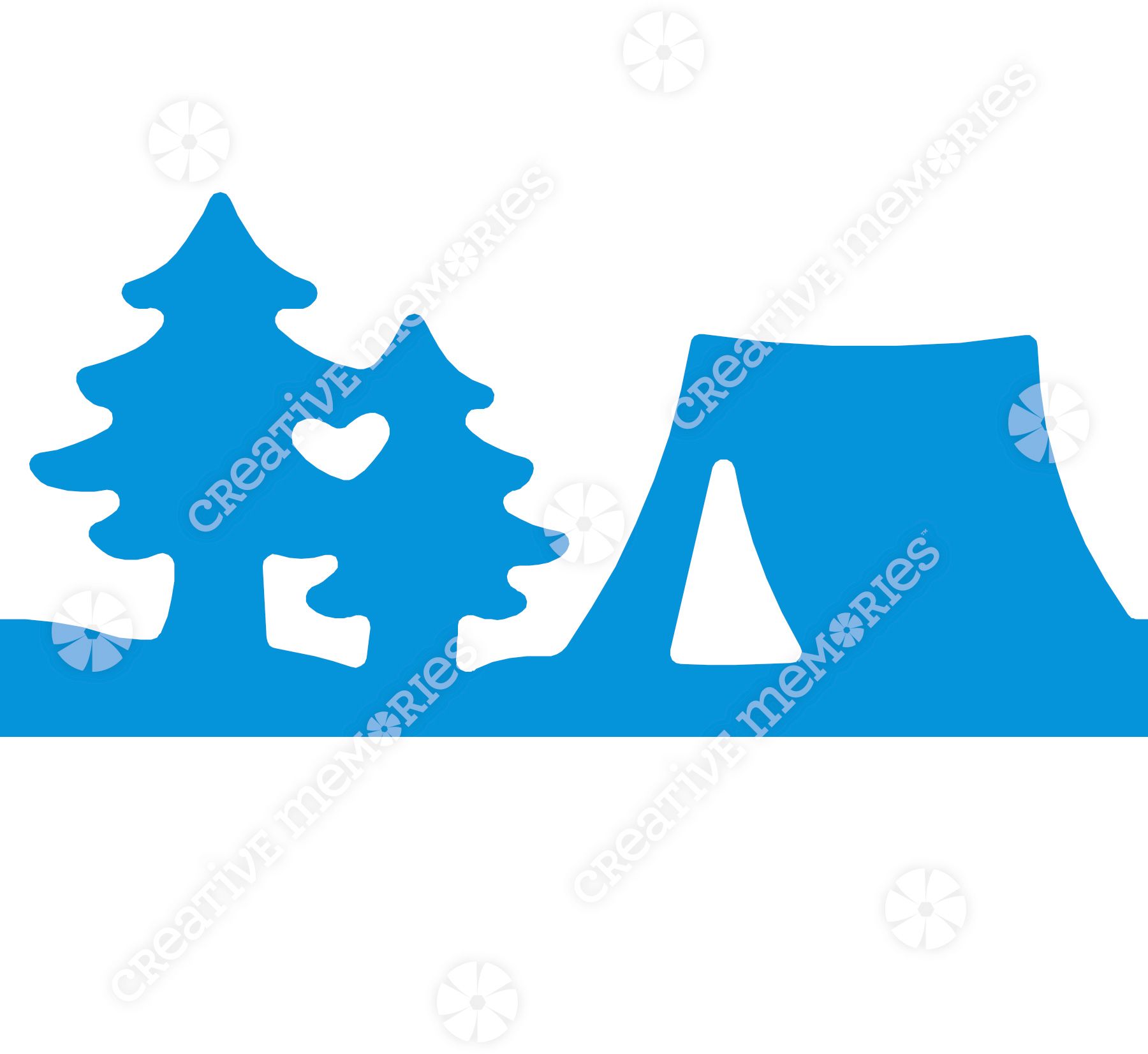 Tent & Tree Border Maker Cartridge