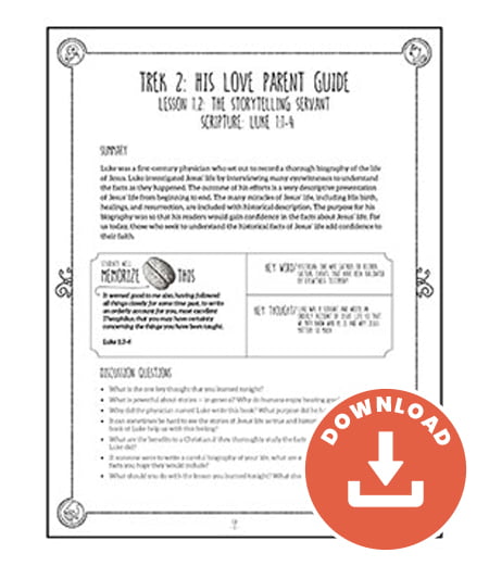 Trek “His Love” Parent Guide – Free Download Trek “His Love” Parent Guide – Free Download