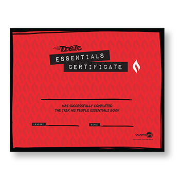 Trek “His People” Essentials Certificate (5 Pack) Trek “His People” Essentials Certificate (5 Pack)