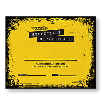 Trek “His Story” Essentials Certificate (5 Pack) Trek “His Story” Essentials Certificate (5 Pack)
