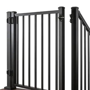 TREX Aluminum Adjustable Gate - Square Balusters TREX Aluminum Adjustable Gate - Square Balusters