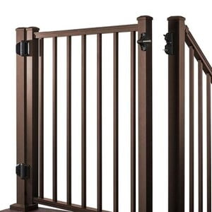 TREX Aluminum Adjustable Gate - Square Balusters TREX Aluminum Adjustable Gate - Square Balusters