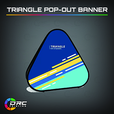 Triangle Pop Out Banner