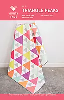 Triangle Peaks Modern Quilt Pattern | Fat Quarter Quilt | Emily Dennis | Quilty Love