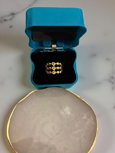 Triple Bar Gold Ring