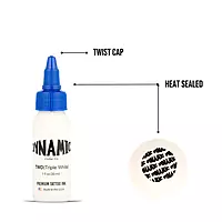 Triple White Tattoo Ink 1 oz. Bottle 30ml Triple White Tattoo Ink 1 oz. Bottle 30ml